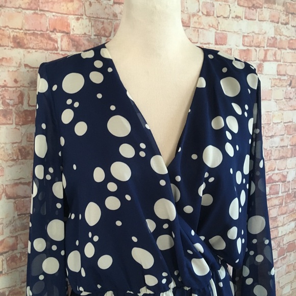 ASOS Polka Dot Wrap-Style Dress - Picture 6 of 6